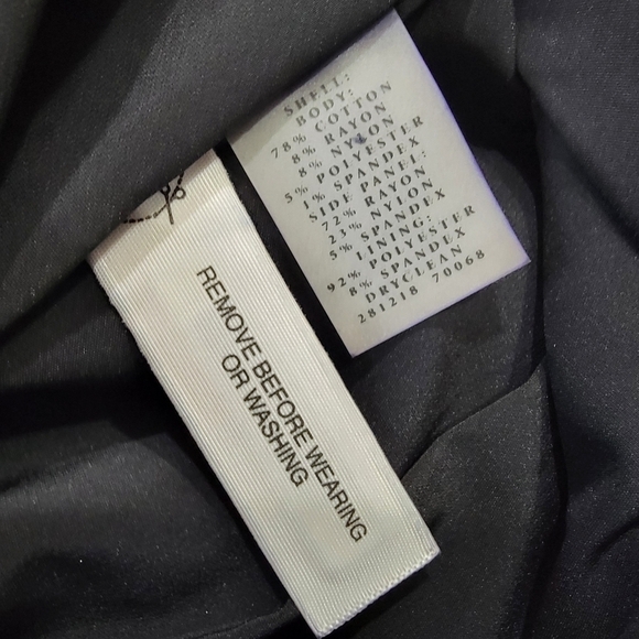 NEW Ann Taylor Black and Blue Striped Skirt Size 4 P - Picture 11 of 13